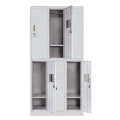 ODM 6 Door Knocked Down Metal Storage Locker Cabinet