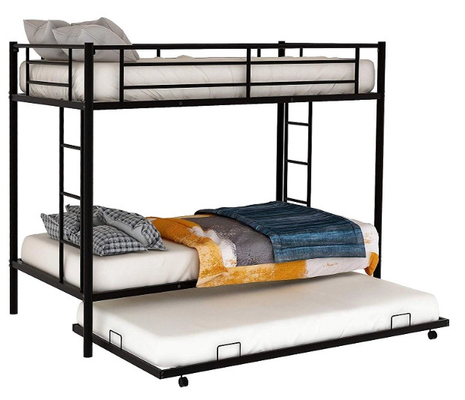 Metal Bed Frame Adult Loft Bed steel bunk bed home furniture in China wholesale