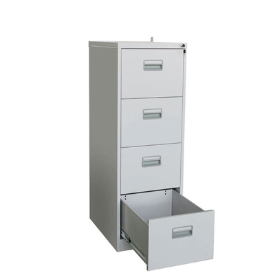 Office Document Lockable Metal 4 Drawer Filing Cabinet with Locking Bar