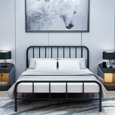 2022 Latest Modern Design Metal Bed Frame Livingroom Size Steel Single Bed
