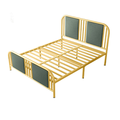 Metal Bed Frame Steel Single Bed Bedroom Furniture Wholesale Factory Price