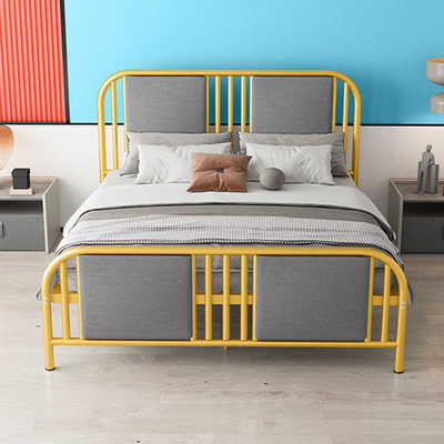 Metal Bed Base Steel Double Bed Queen Size King Size Modern Design Cheap Price