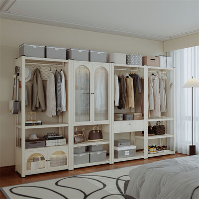 Metal Storage Locker Cabinet Designed for Space Utilization with Adjustable Shelves Strong Frame and Lock Mechanism