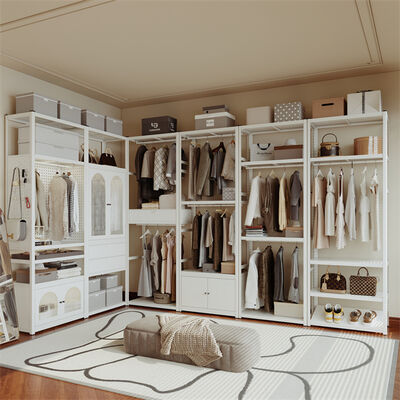 Steel 2-Door Metal Locker Cupboard with Shelf Durable Adjustable Hanging Modern Design