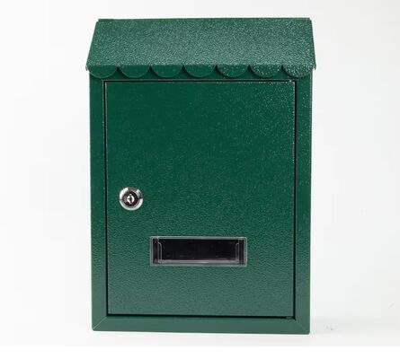 Weatherproof Outdoor Steel Mailbox for Apartment Waterproof with 2 Keys Lockable Powder Coating Finish Metal Postal Letter Boxes