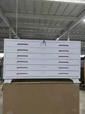 Drawers Locking Lateral File Map Cabinet For Office School Home Use