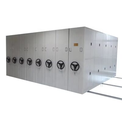 Modern Mobile Hanging File Kd Compact Shelving System Assembled Structure
