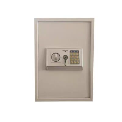 Medium Steel Security Safe with Anti Theft Protection and Mounting Holes for Home and Office