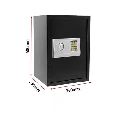 Medium Steel Security Safe with Anti Theft Protection and Mounting Holes for Home and Office