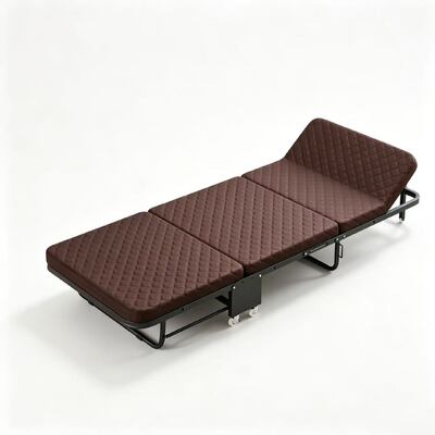 Foldable Steel Nap Bed with Foam Cushion for Office and Staff Use