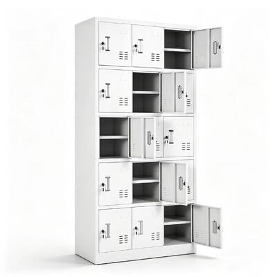 15 Door Steel Employee Locker Cabinet for Staff Changing Rooms and Personal Storage