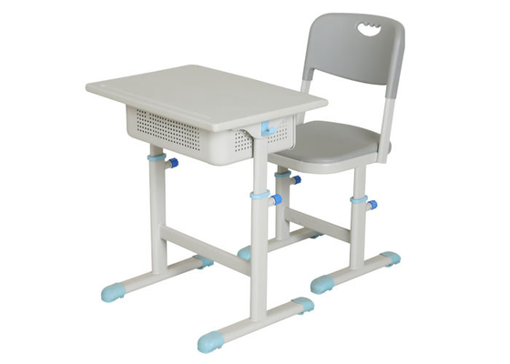 Steel Frame H750*W600mm School Desk With Chair