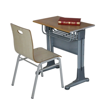 Wooden Height Adjustable Primary School Table And Chairs