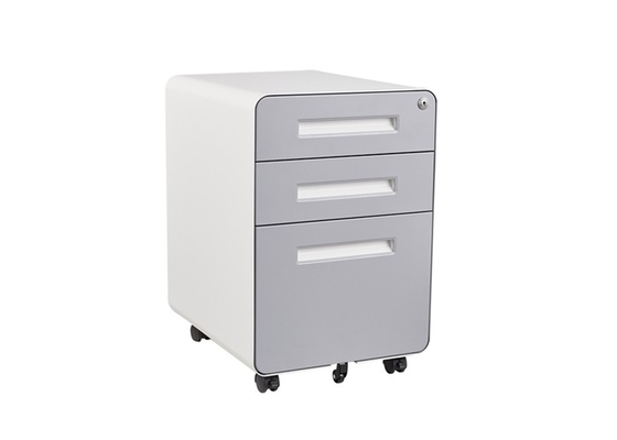 Office Equipment Vertical Muchn 0.6mm 3 Drawer Filling Cabinet