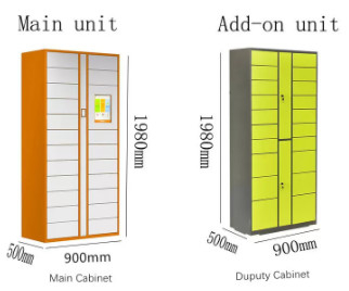 Smart Delivery ODM Digital Parcel Locker Electrostatic Powder Coating