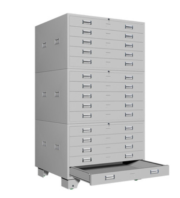 15 Drawer Odm 0.096cbm Locking Lateral File Cabinet For Office School Home