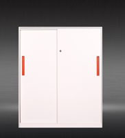 Modern Style Two Door Cabinet Tambour Door Steel Filing Cupboard Cabinet