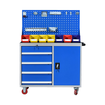 Mobile Tool Trolley Cabinet Tools Cabinet Set With Drawers and Hand for workshop garage use