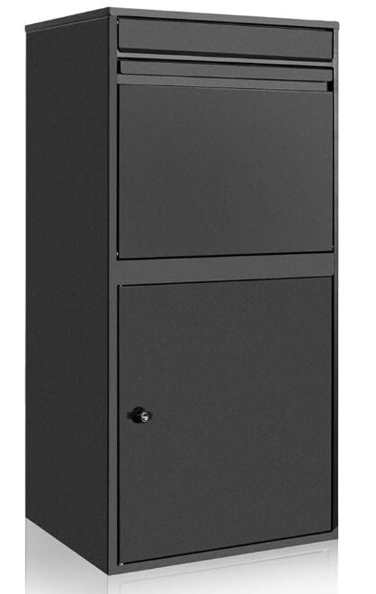 Outdoor metal cabinet rust-proof mailbox with lock for delivering letters and other goods