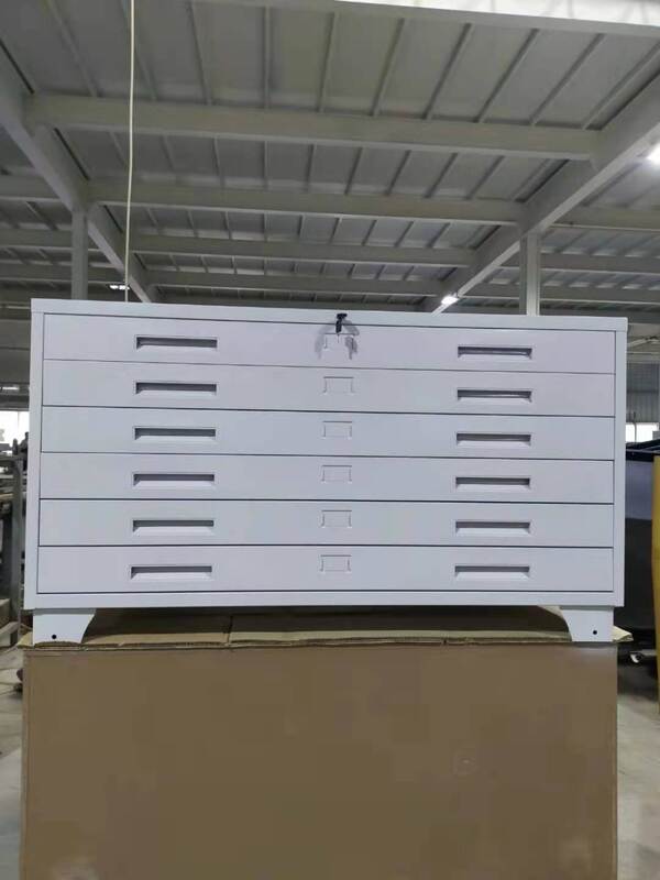 Drawers Locking Lateral File Map Cabinet For Office School Home Use