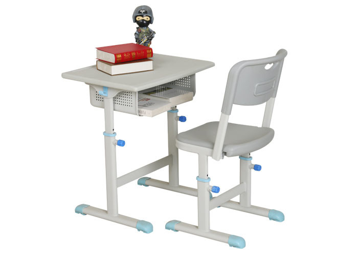 Steel Frame H750*W600mm School Desk With Chair