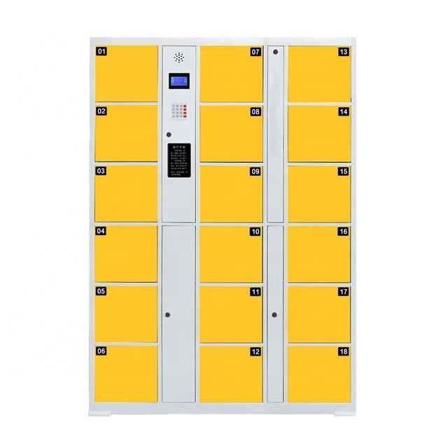 Waterproof Safety Steel Locker Barcode System Smart Electronic Locker