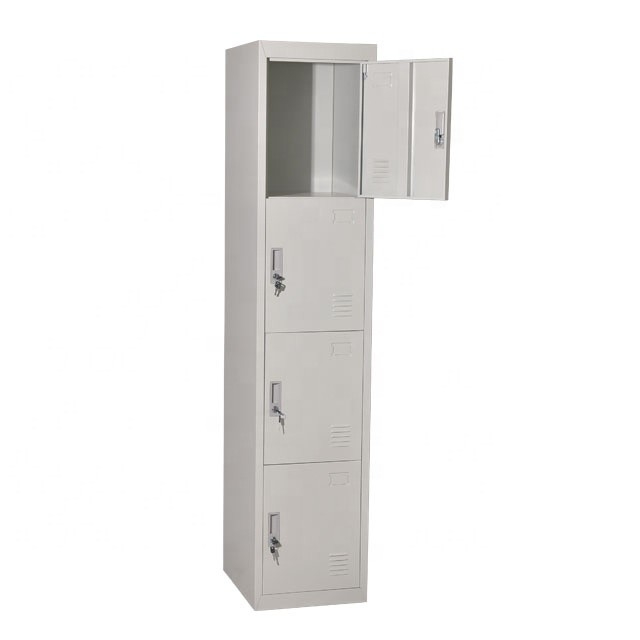 ISO18001 50kgs / Layer 4 Door Locker Cabinet For Office
