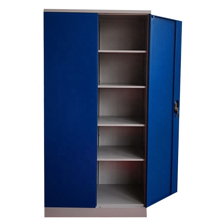 Office 2 Swing Doors 5 Layer Lockable Filing Cabinets