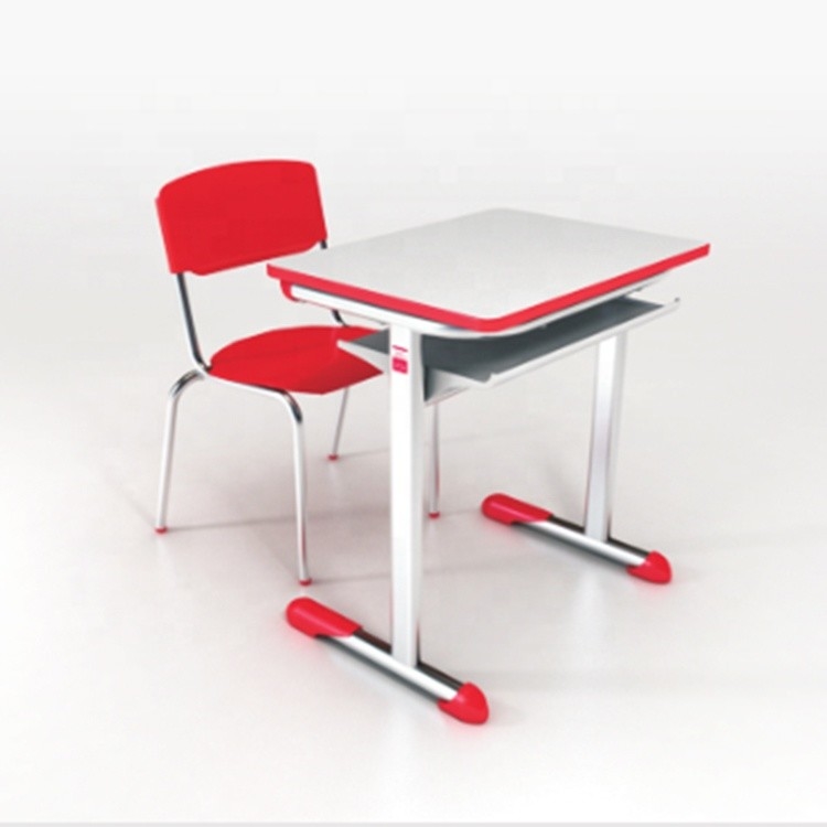 Muchn Polished Plastic Childs School Desk And Chair