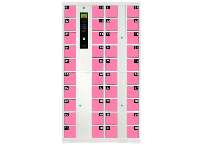 Cold Rolled Steel Smart Electronic Locker For Schools