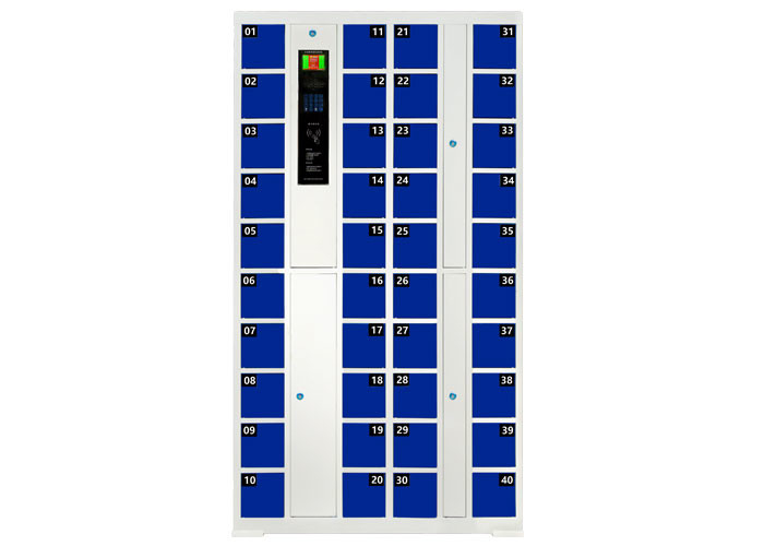Cold Rolled Steel Coin Operated Electronic Storage Lockers