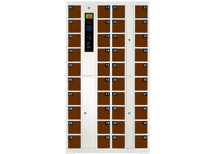 40 Doors Parcel Charger Automated Locker System For Bank