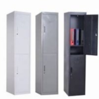 0.15cbm Multicolor 1.85m Tall Metal Locker Style Cabinet 2 Door Clothing Wardrobe