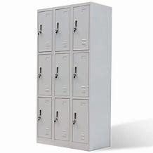 Iron Staff 9 Door Office Furniture Kd Metal Locker Storage Cabinet 1.2mm