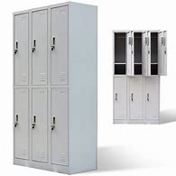 0.6mm Vertical Kd 6 Drawer Steel Cabinet For Office / Public Bathroom