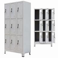Office Lockable Muchn 9 Drawer Metal Cabinet Knocked Down Structure