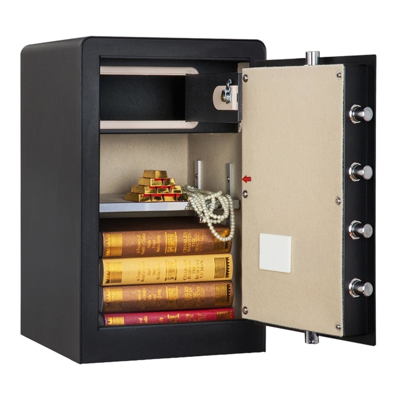 Wall Mounted Key Outdoor Storage 250mm High Fire Safe Lock Box