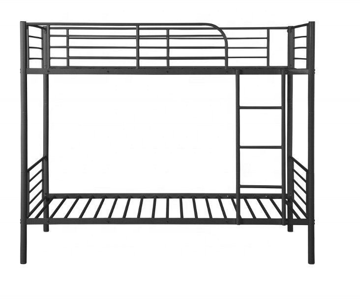 School Bedroom Furniture Iron Metal Bunk Bed Frame Double Set