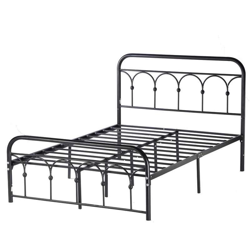 Bedroom Furniture Adult Single Metal Bed Frame ISO9001 ISO14001 Certified