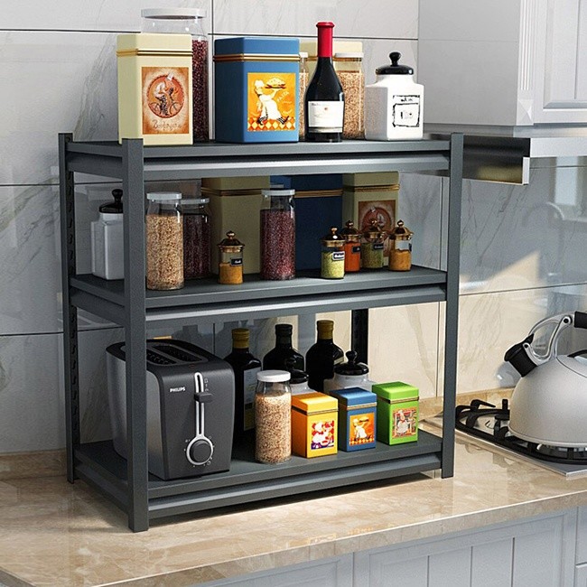 3 Layers Steel Plate Rack For Warehouse Storage